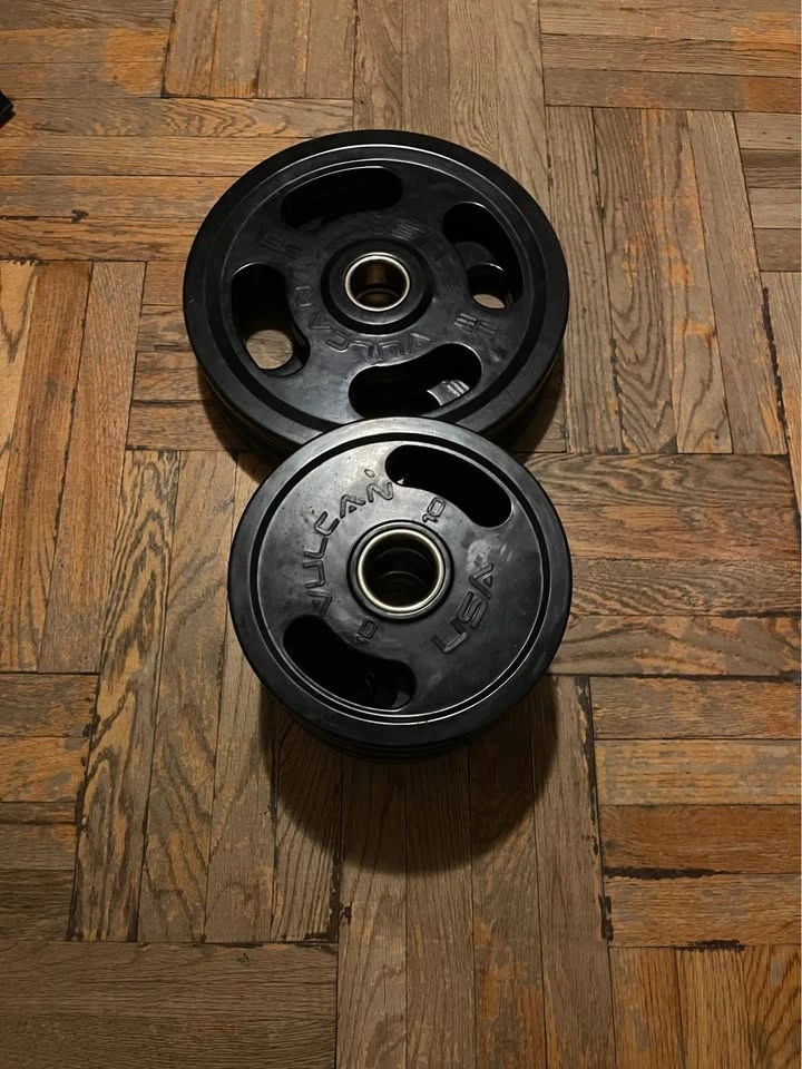 RUBBER COATED OLYMPIC WEIGHT PLATES - photo 2