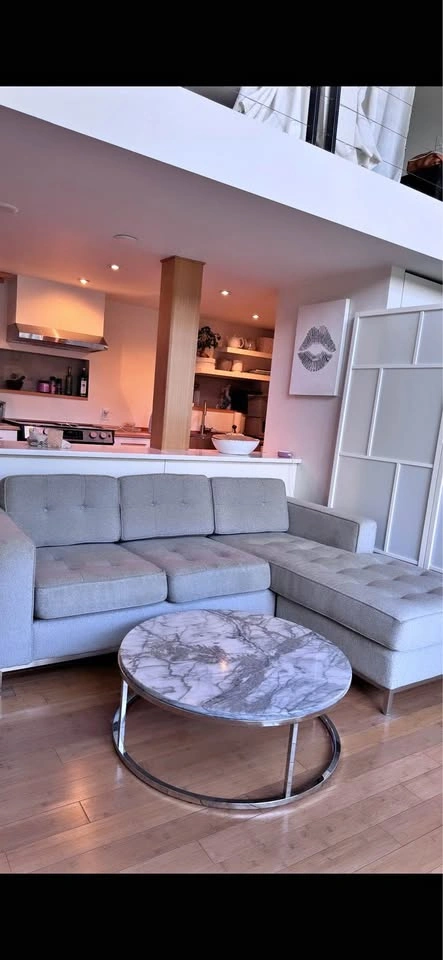 Grey Tufted Sofa - Gus* Modern Jane Bi-Sectional