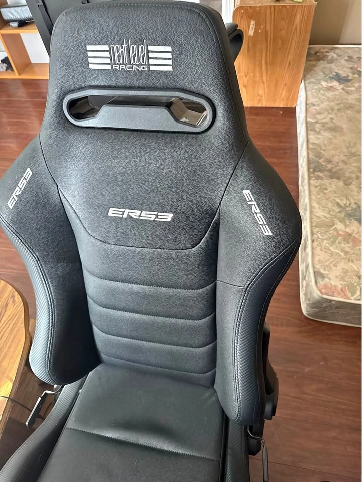 Racing cockpit setup and Logitech wheel with 6 speed shifter