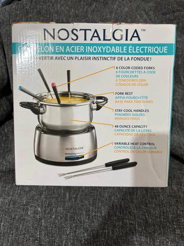 Nostalgia Stainless Steel Electric Fondue Pot - photo 5