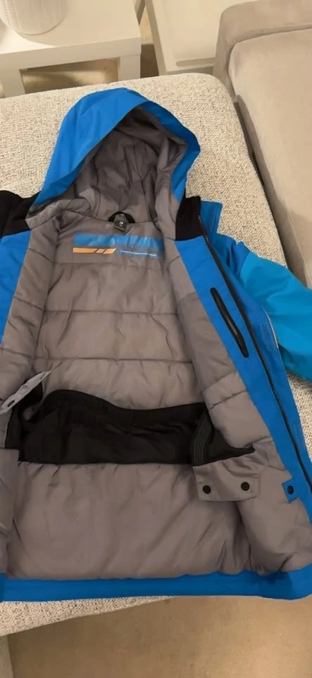 Obermeyer Blue Orange Winter and Ski Jacket - kids size 8 - photo 2