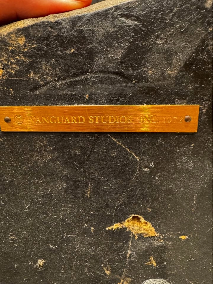 Vintage 1972 Vanguard Studios Brutalist Spanish Revival Horse Pa - photo 4