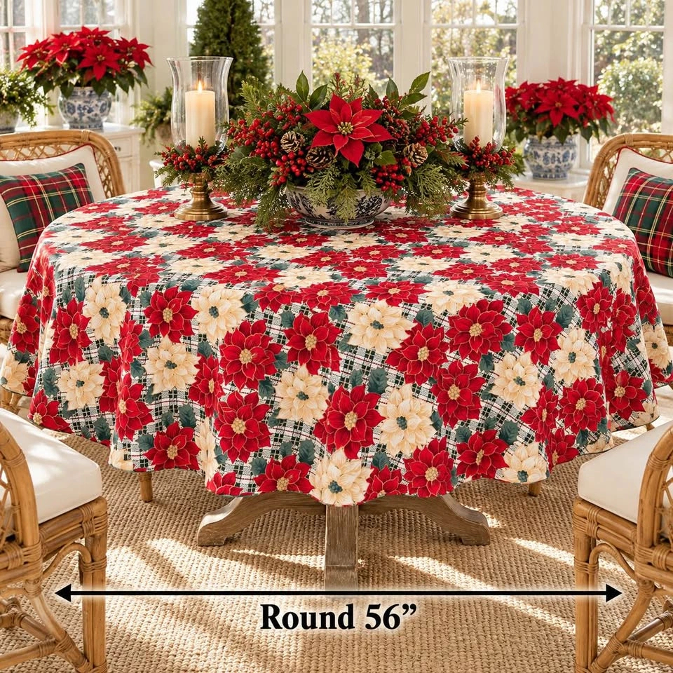 Table Cloth Holiday Round 56” - photo 5