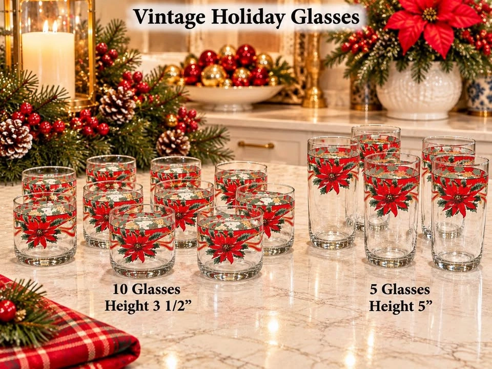 Libbey Glasses Vintage Holiday 15 Glasses - photo 2