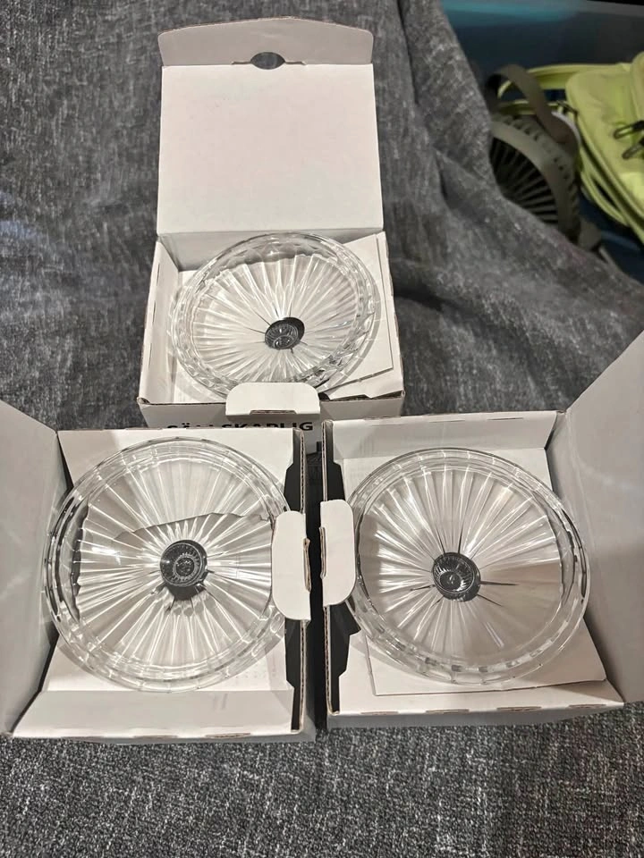 IKEA SÄLLSKAPLIG Glass Bowls with Lids-$15 all 3