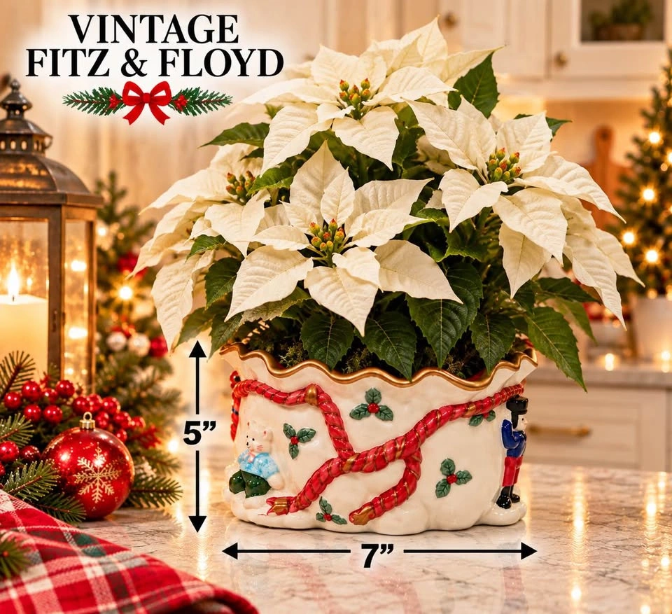 Fitz & Floyd Holiday Planter - photo 2