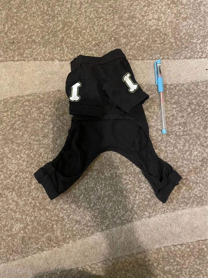 Small dog or cat skeleton onesie - photo 2