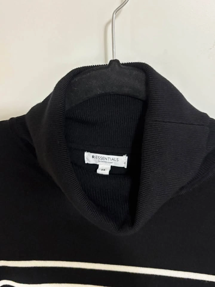 Reitmans Essentials Striped Turtleneck Sweater Size 2X - photo 2