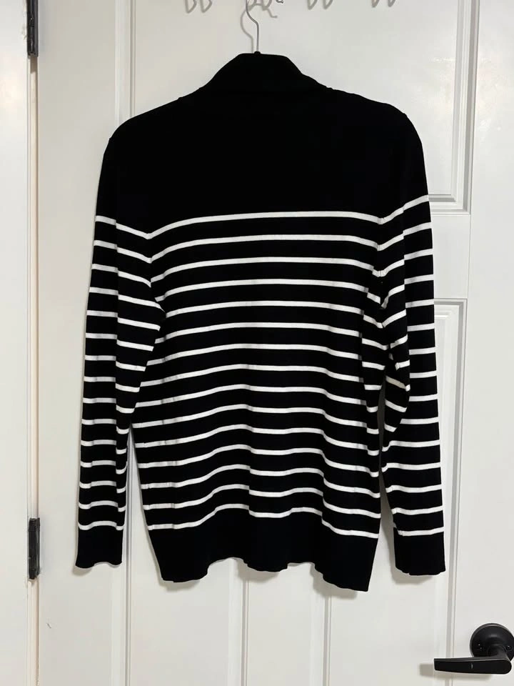 Reitmans Essentials Striped Turtleneck Sweater Size 2X - photo 3