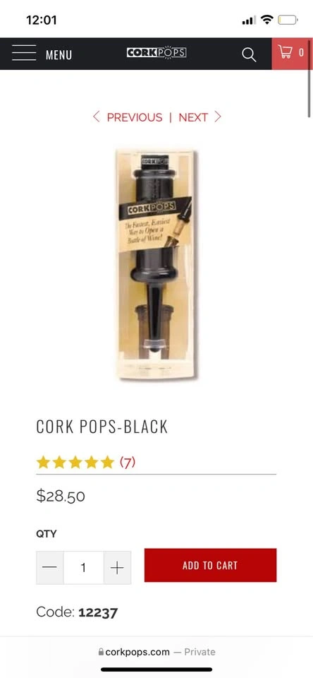 Brand New Cork Pops - Wine bottle opener - photo 2