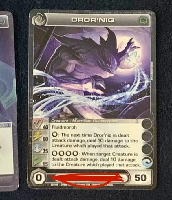 Dror’niq Max Power 1st Edition Chaotic Card