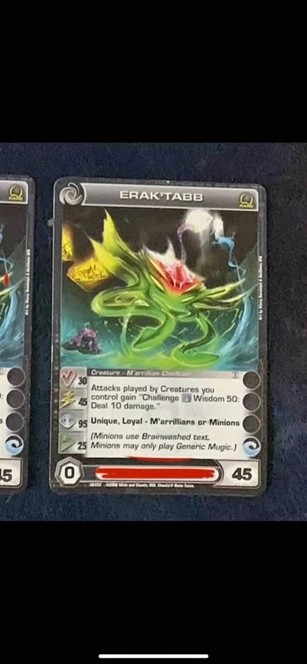 Erak’tabb Max Energy 1st Edition Chaotic Card
