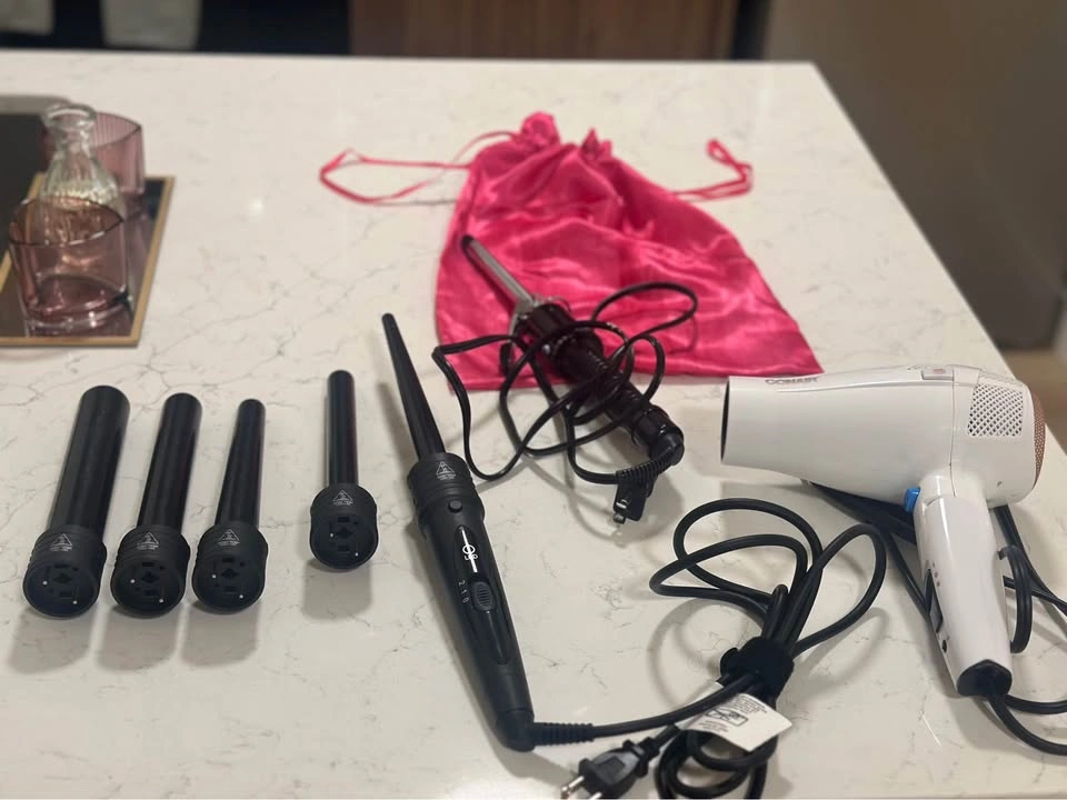 Conair Hair Dryer and Interchangeable Curling Wand Set - photo 4