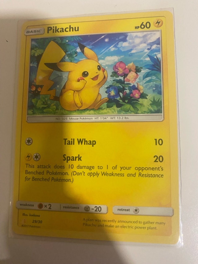 Pikachu 14 29 56 66 111 Pokémon Cards