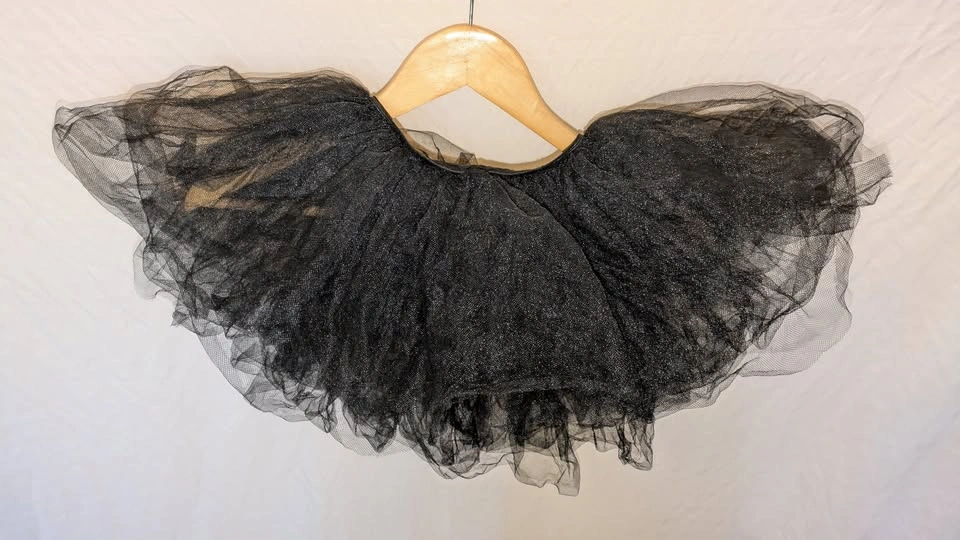 Black Layered Tulle Tutu Skirt