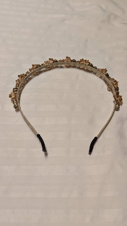 Gold Crystal Cluster Headband - photo 2