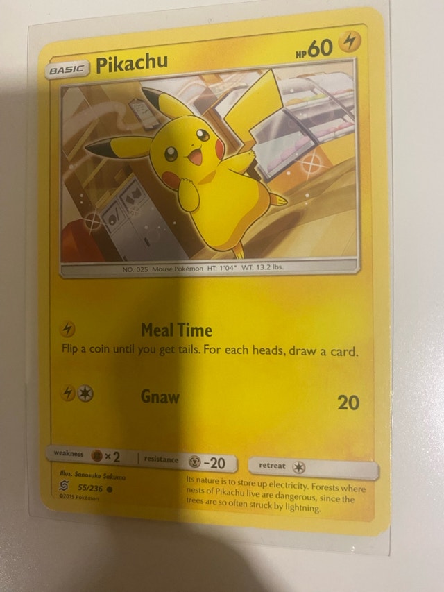 Pikachu 30 55 60 Pokémon Cards