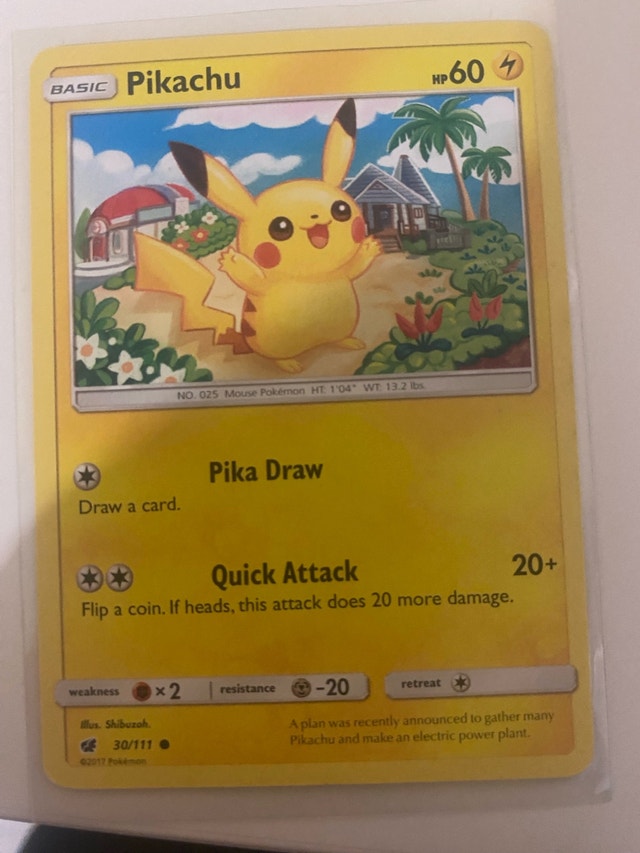 Pikachu 30 55 60 Pokémon Cards - photo 3