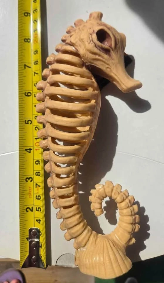Plastic Skeleton Seahorse Halloween Decoration – New - photo 2