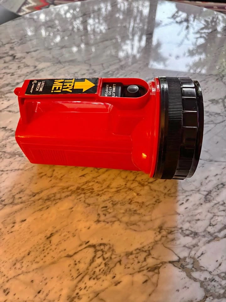 Red Lumilite 4700 Krypton 6V Emergency Lantern / Flashlight