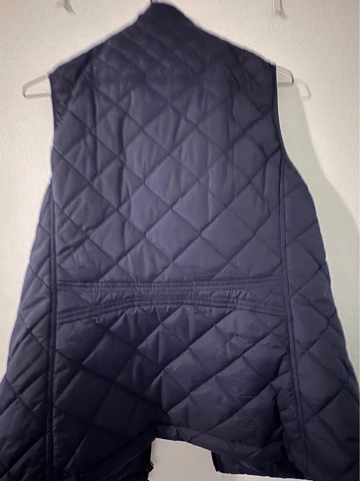 Women’s Navy Blue Quilted Vest - photo 3