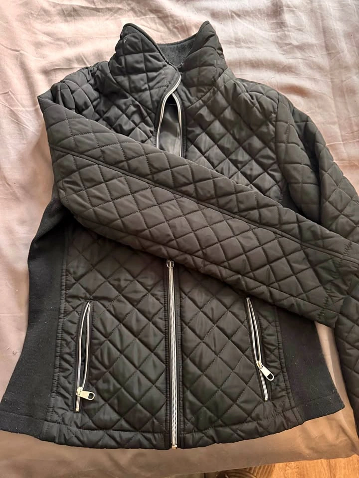 Calvin Klein quilted jacket in black