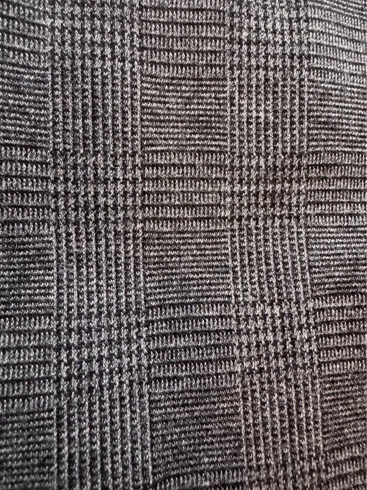 Soft gray check pattern knit pants from M & S in the UK - photo 5