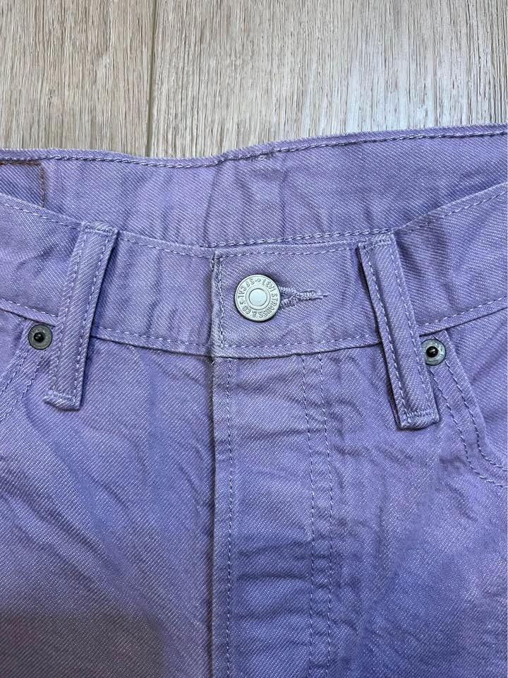 LEVI’S Lilac Coloured Women's Jean Shorts - Size 28 - photo 3