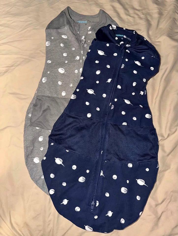Set of 2 Happiest Baby Sleep Sacks Size Medium