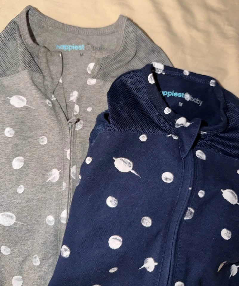 Set of 2 Happiest Baby Sleep Sacks Size Medium - photo 2