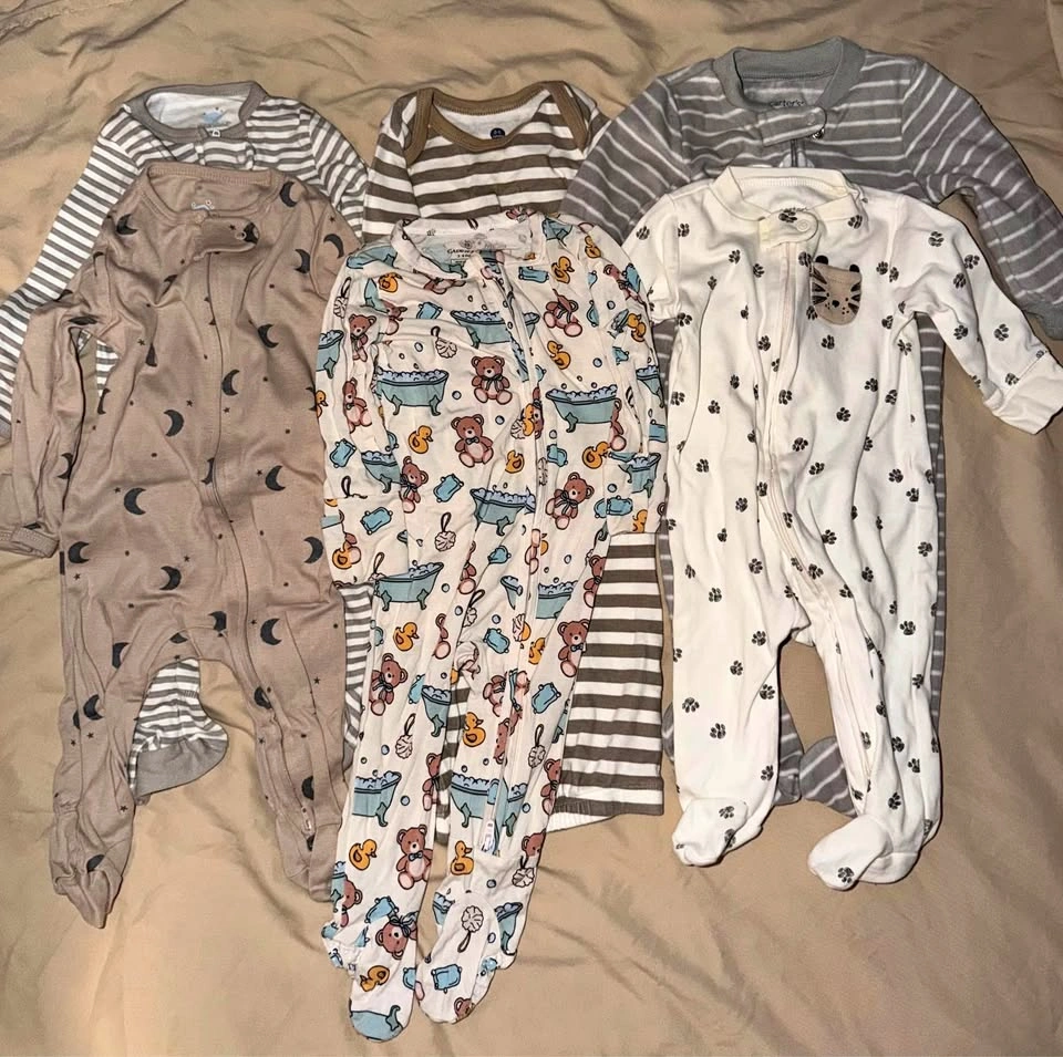 Baby Sleeper / Footed pajamas Bundle 3-6 mos