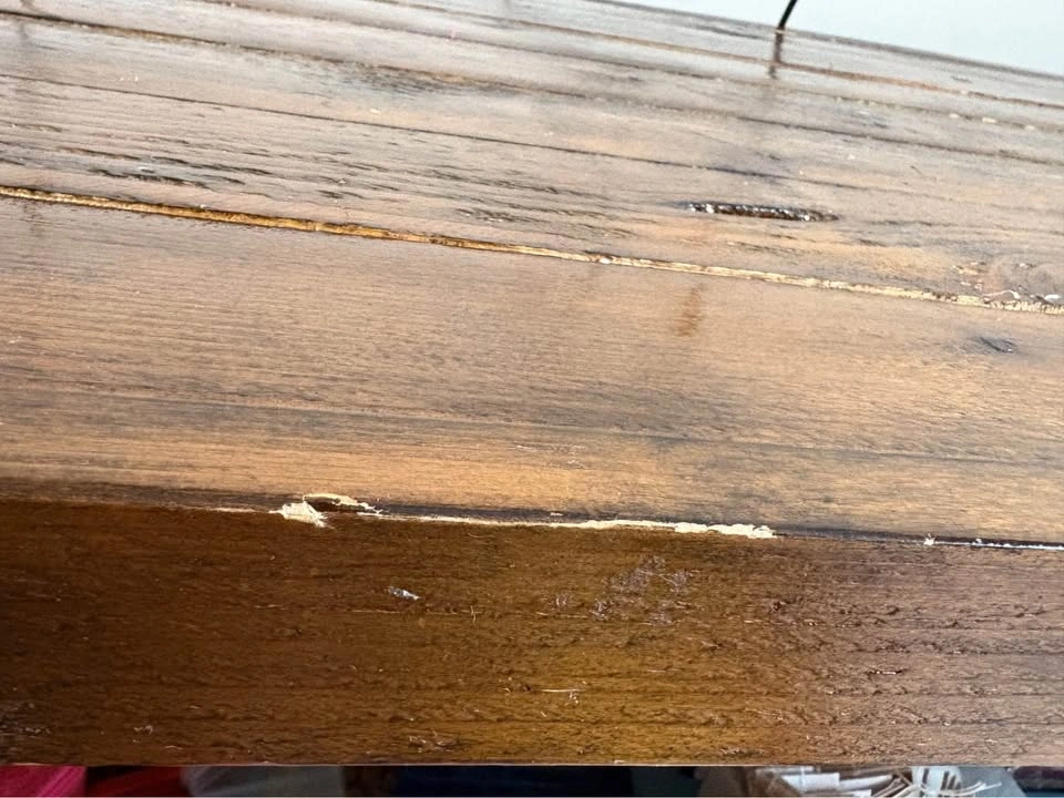 Industrial Rustic Coffee Table with Lower Shelf - photo 3