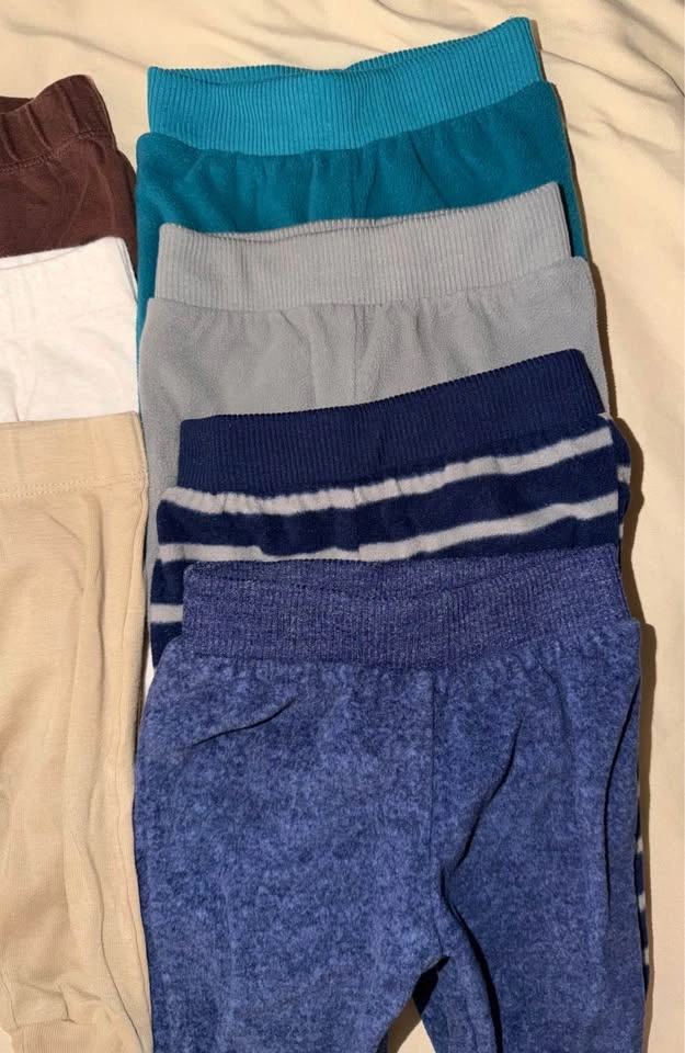 10-Pack Baby Pants Bundle 3-6 mos - photo 4