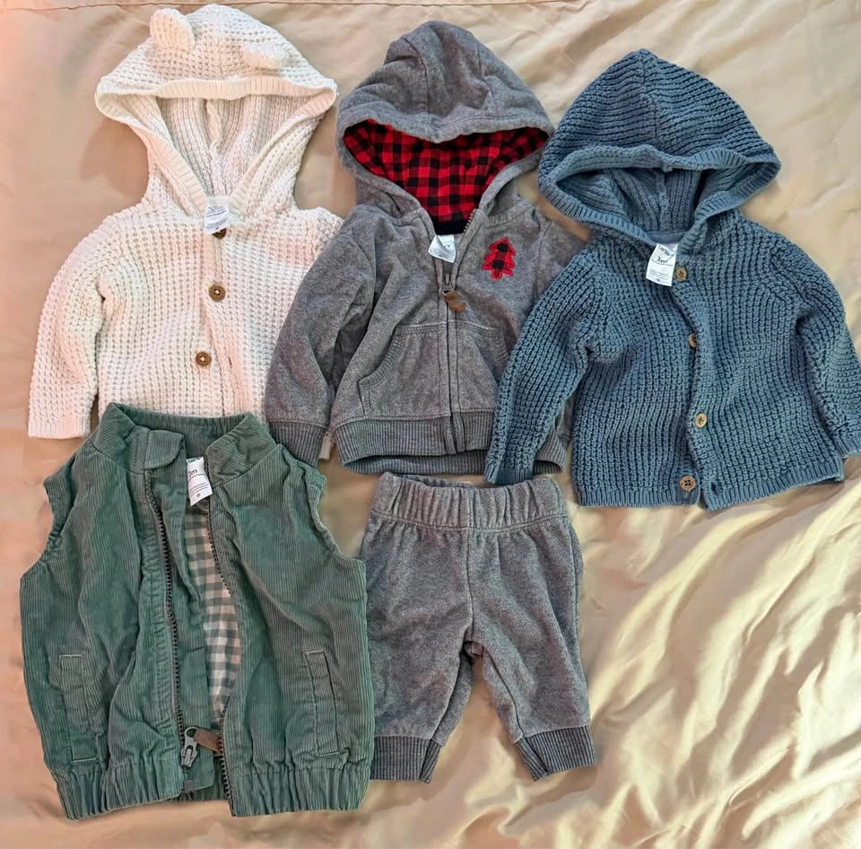 Carter's Baby Boy Clothing Bundle - NB & 3M