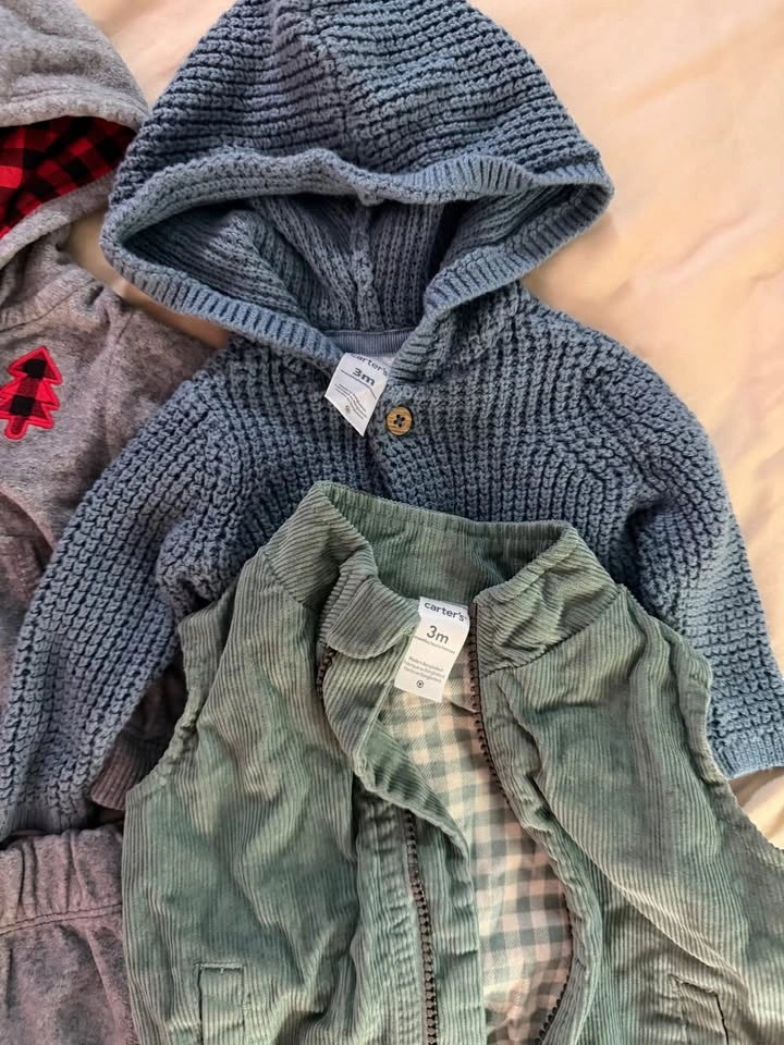 Carter's Baby Boy Clothing Bundle - NB & 3M - photo 3