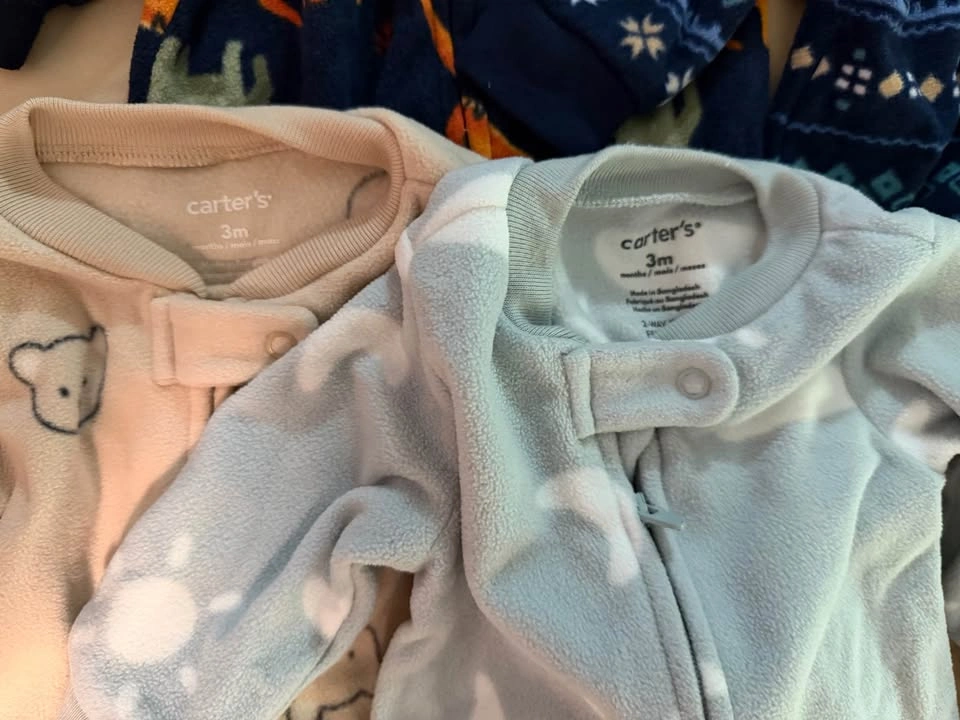 Carter's Fleece Sleep and Play Pajamas, NB-3M - photo 3