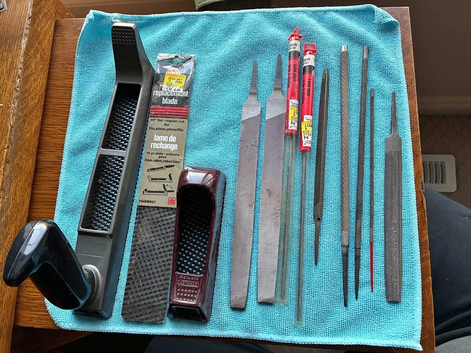 Stanley Surform Planes & Assorted Metal Hand File Lot (11 Pieces