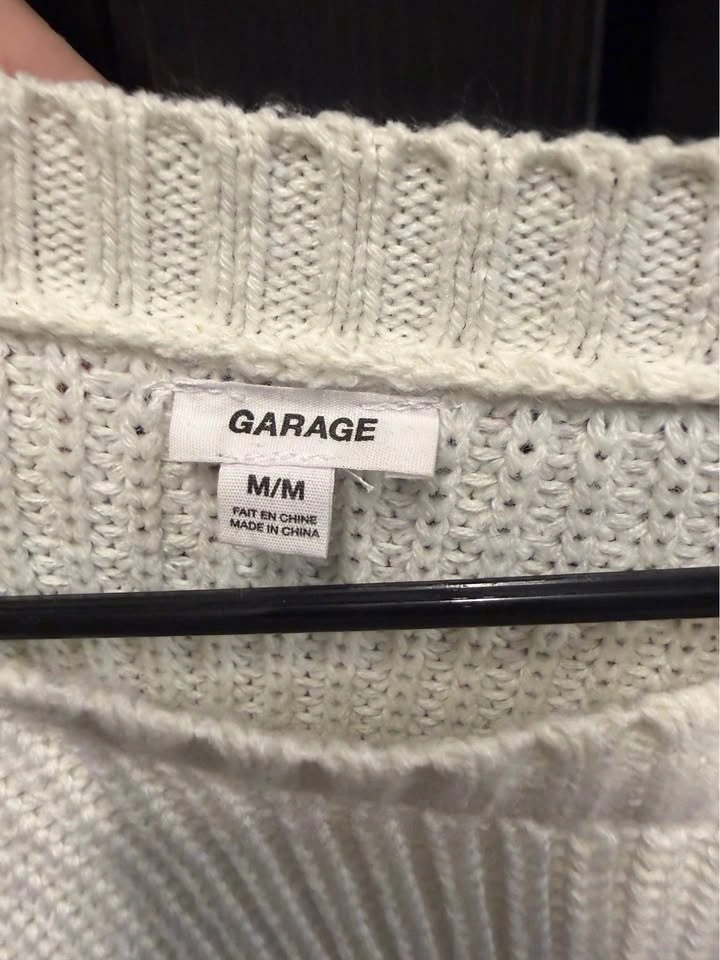 Garage brand- striped knit sweater, M - photo 2
