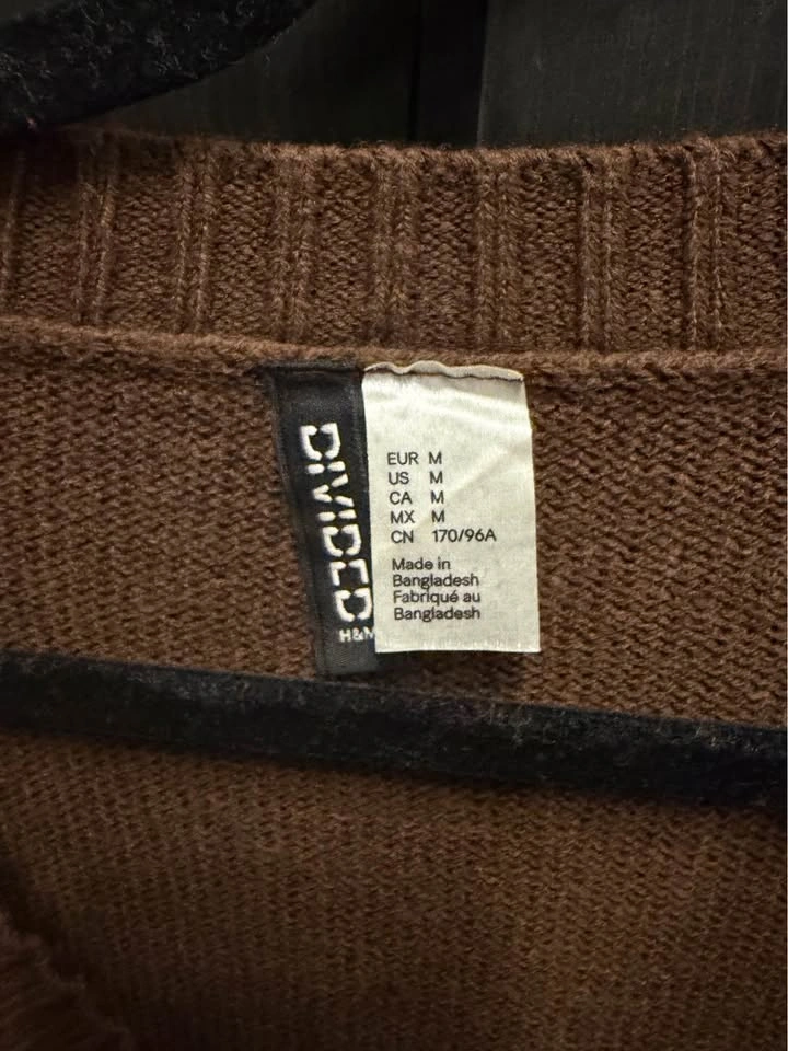 Fall grey cropped sweater, M - photo 2