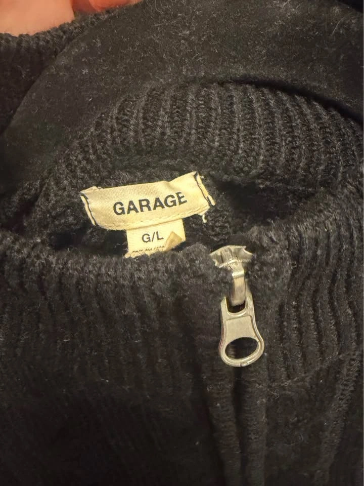 Garage brand- cropped knit mock neck sweater - photo 2