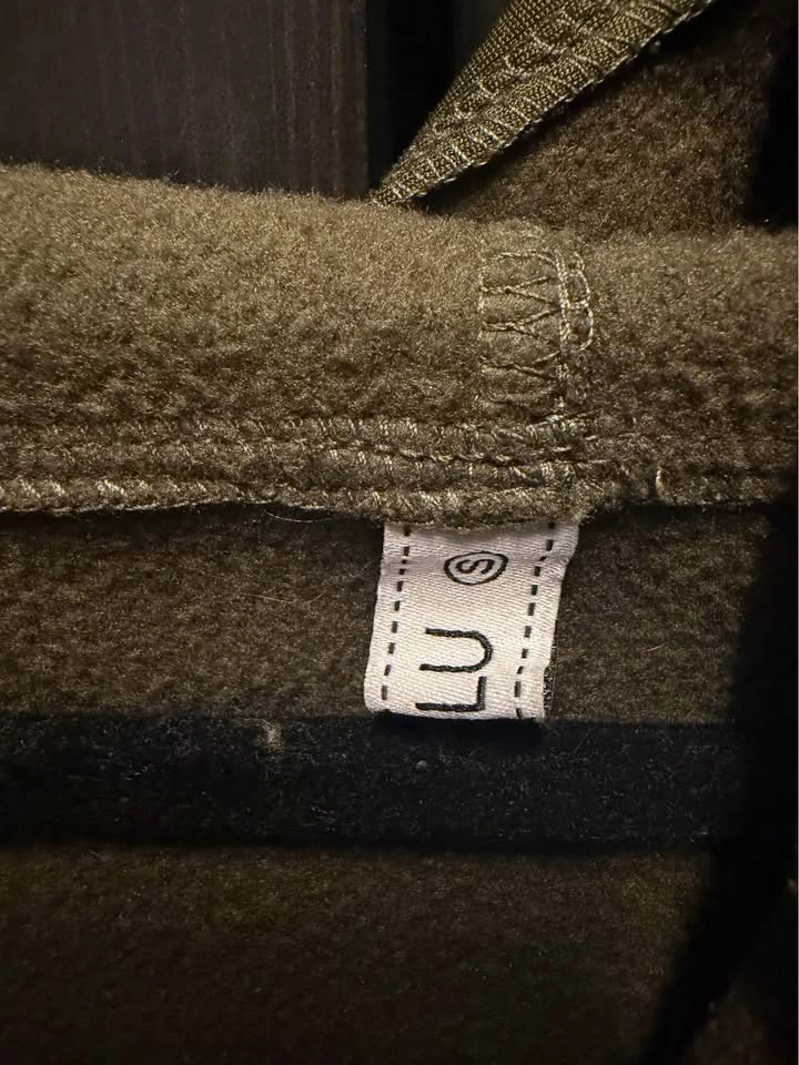 Quarter zip olive green sweater, S - photo 2