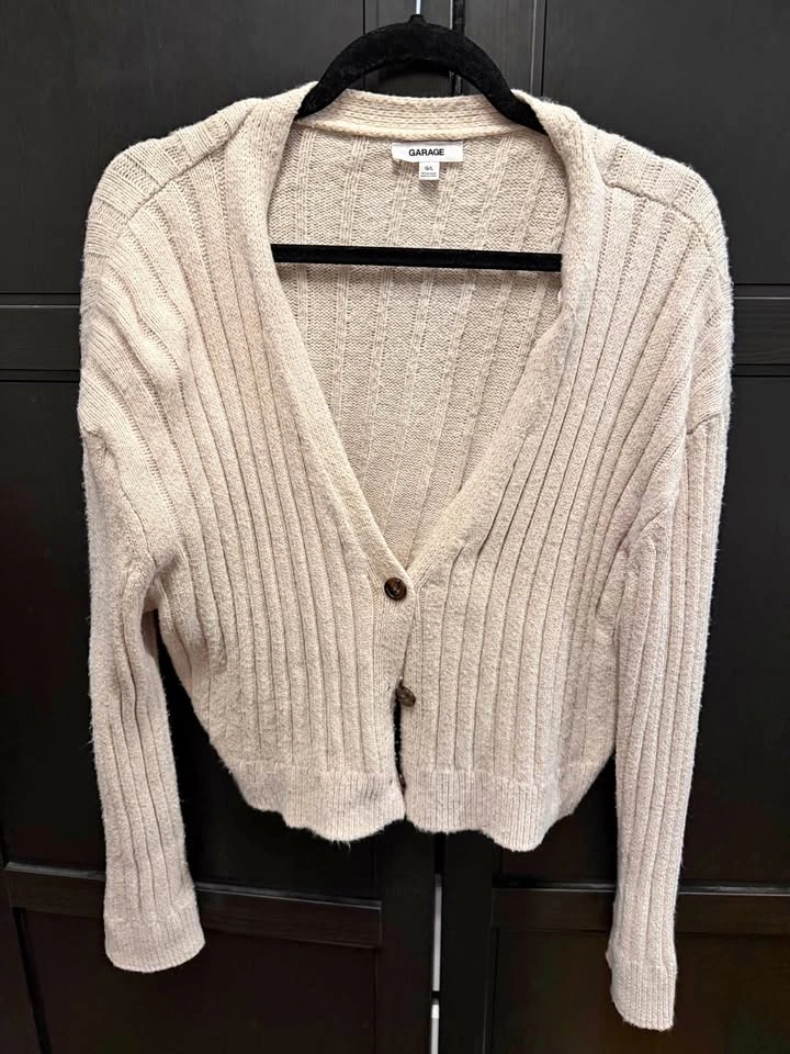 Garage brand fall cardigan, L