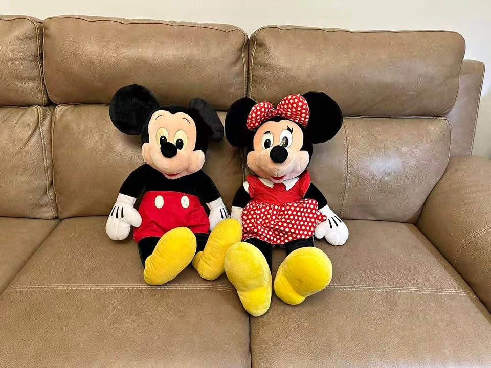 Mickey and Minnie plushies toy