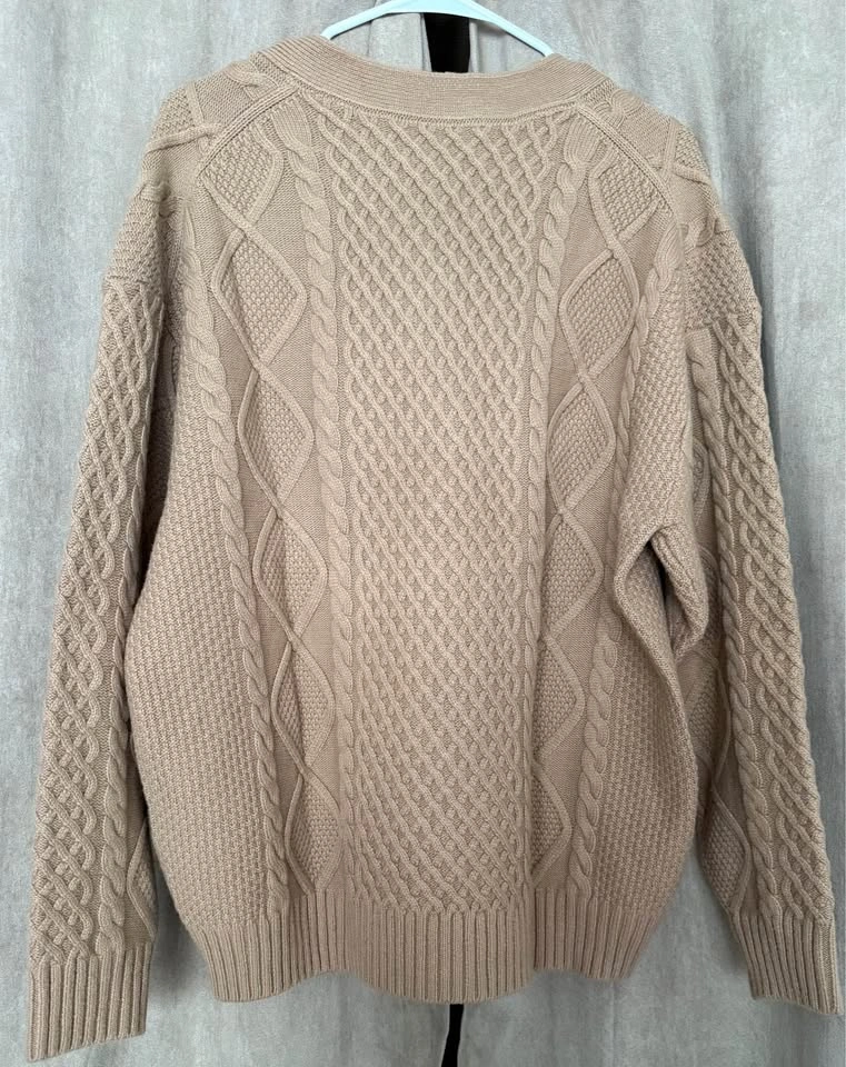 Aritzia Sunday Best Lamora Cable-Knit Cardigan - Size L - photo 2