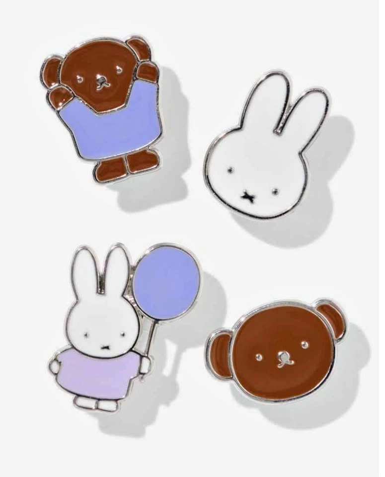 Miffy x Hema Pins (set of 4)