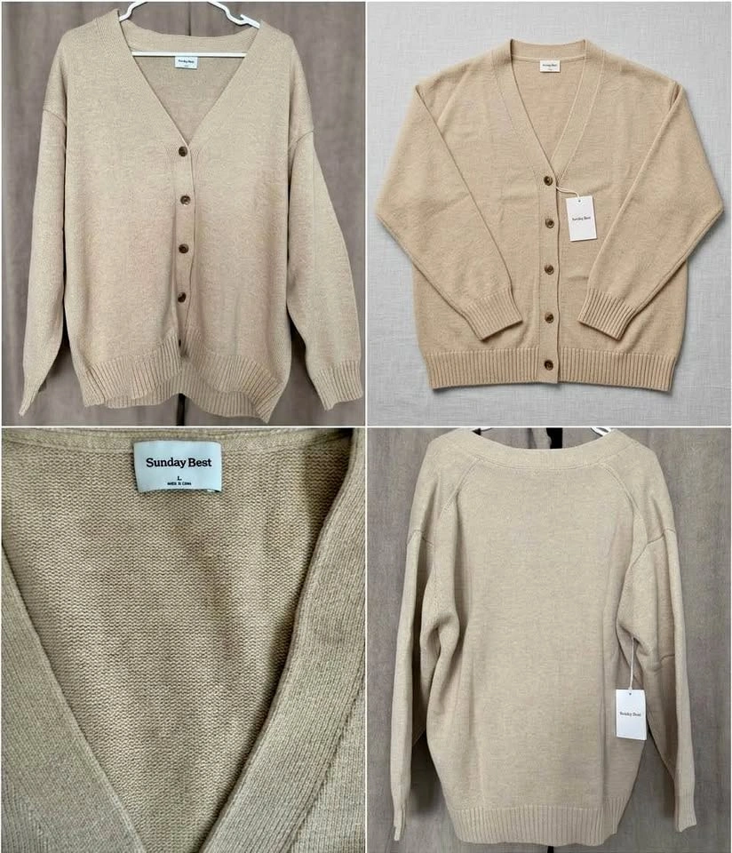 Aritzia Sunday Best Lamora Cardigan - Size L (Brand New)