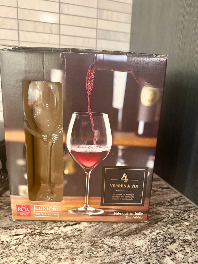 RCR Luxion Italian Crystal Wine Glasses – Set of 3 - photo 3