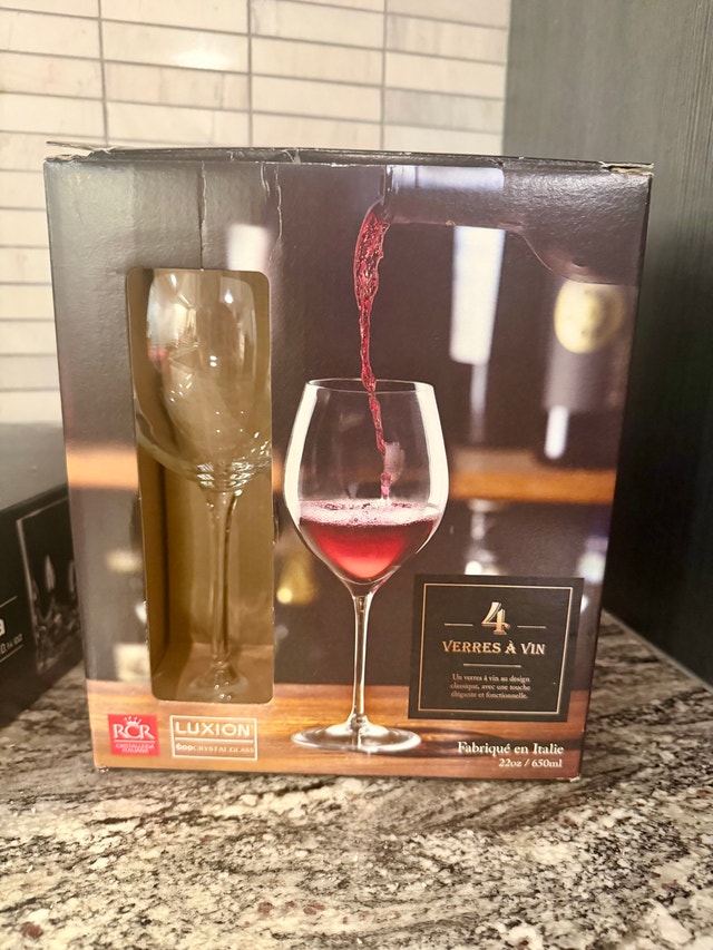 RCR Luxion Italian Crystal Wine Glasses – Set of 3 - photo 4
