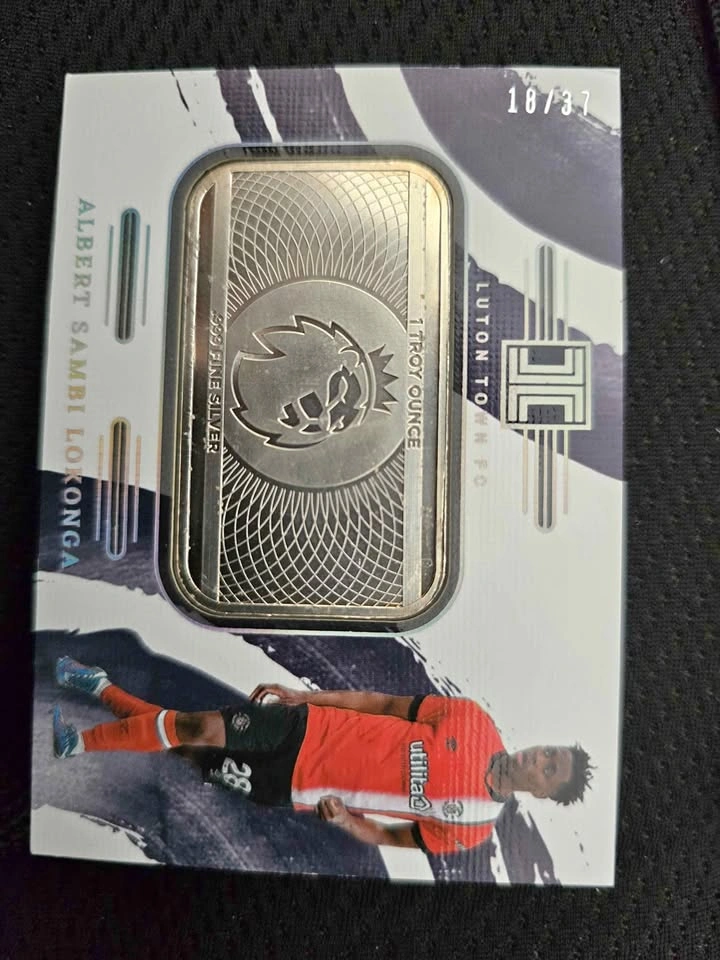 Albert Sambi Lokonga 2023-24 Panini Impeccable Silver Bar /37