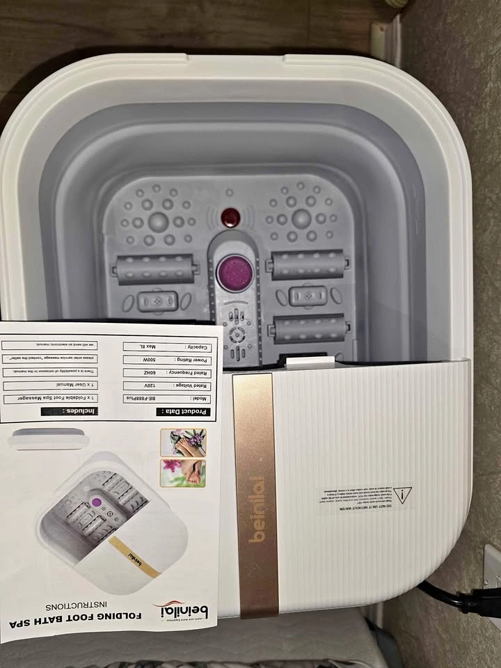 Beinilai Folding Foot Bath Spa